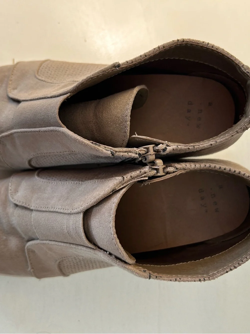 a new day taupe suede